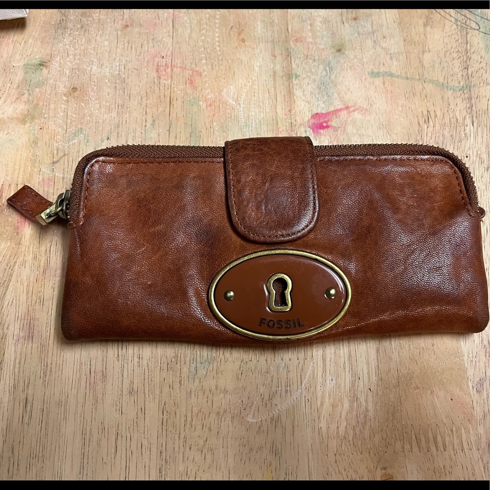 Fossil leather wallet